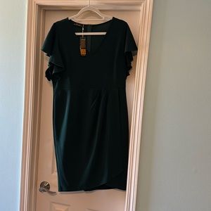 Forest green dress